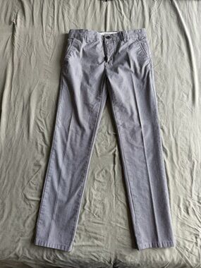 Topman Light Gray Slim Chinos